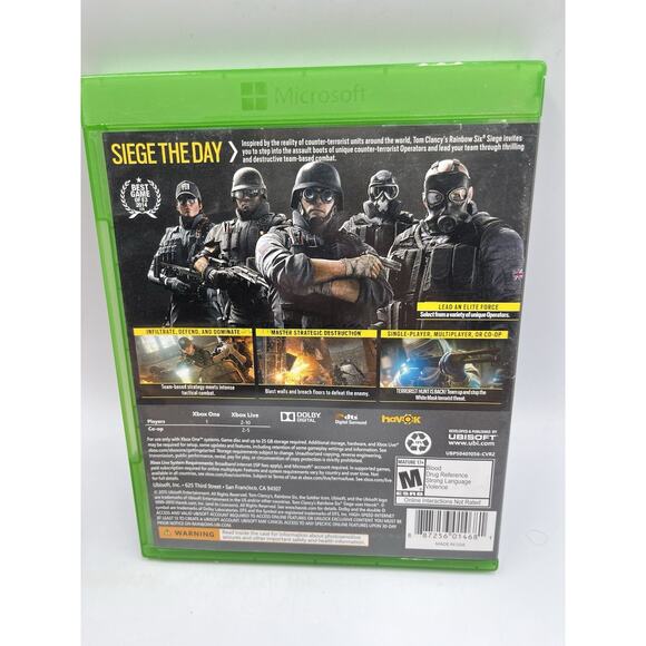 Tom Clancy's Rainbow Six Siege Microsoft Xbox One Great Condition - Picture 2 of 5